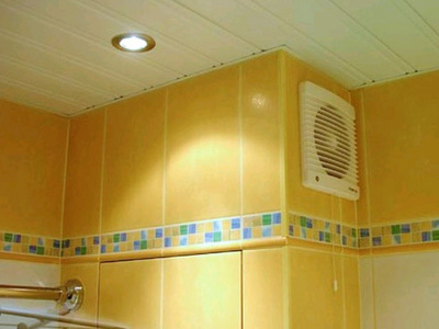 Установить вентилятор в ванной