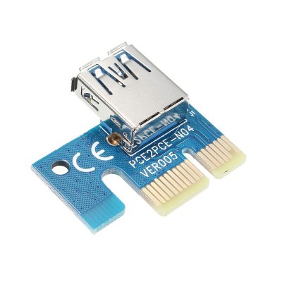 Продам Райзер PCI-E PCI Express 1x 4x to 16x Riser USB 3.0, 6 pin, 12 v