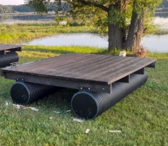 Изготовление понтонов из труб пнд